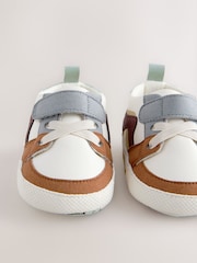Нейтральный - Baby Touch Fastening Elastic Lace Trainers (0-24mths) - Изображение 3 из 5