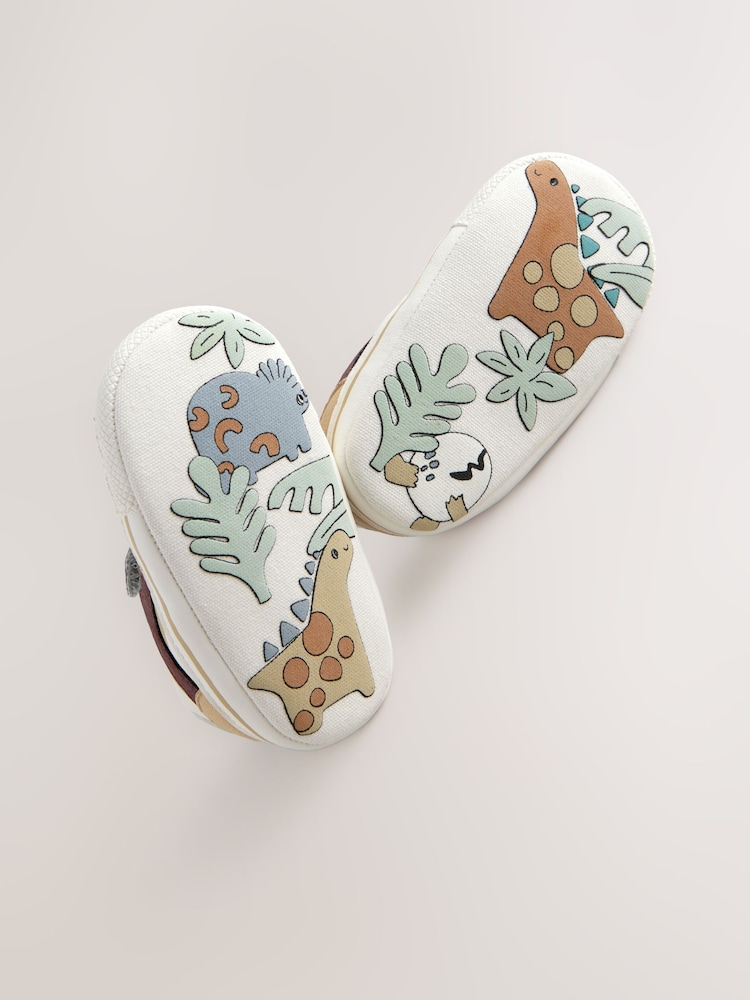 Neutral Baby Touch Fastening Elastic Lace Trainers (0-24mths) - Image 4 of 5
