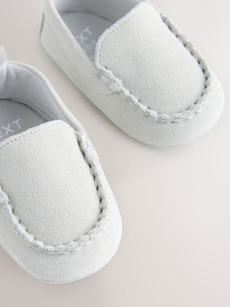 Grey Baby Suede Shoes (0-24mths) - Image 3 of 5