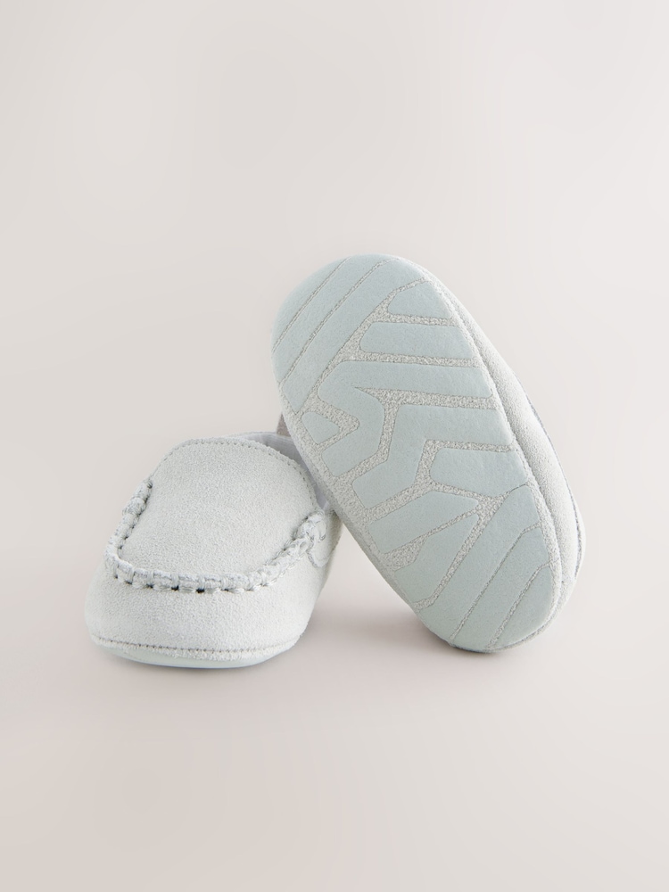 Grey Baby Suede Shoes (0-24mths) - Image 4 of 5