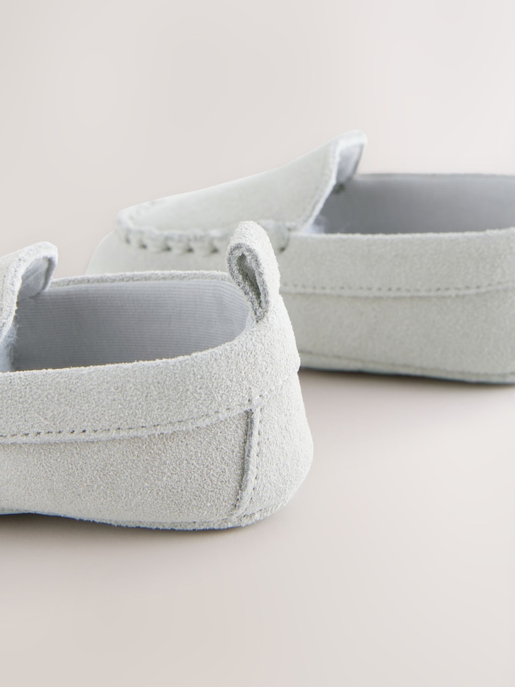 Grey Baby Suede Shoes (0-24mths) - Image 5 of 5