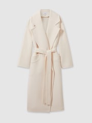 Reiss Cream Bridget Wool-Blend Blindseam Coat - Image 2 of 7