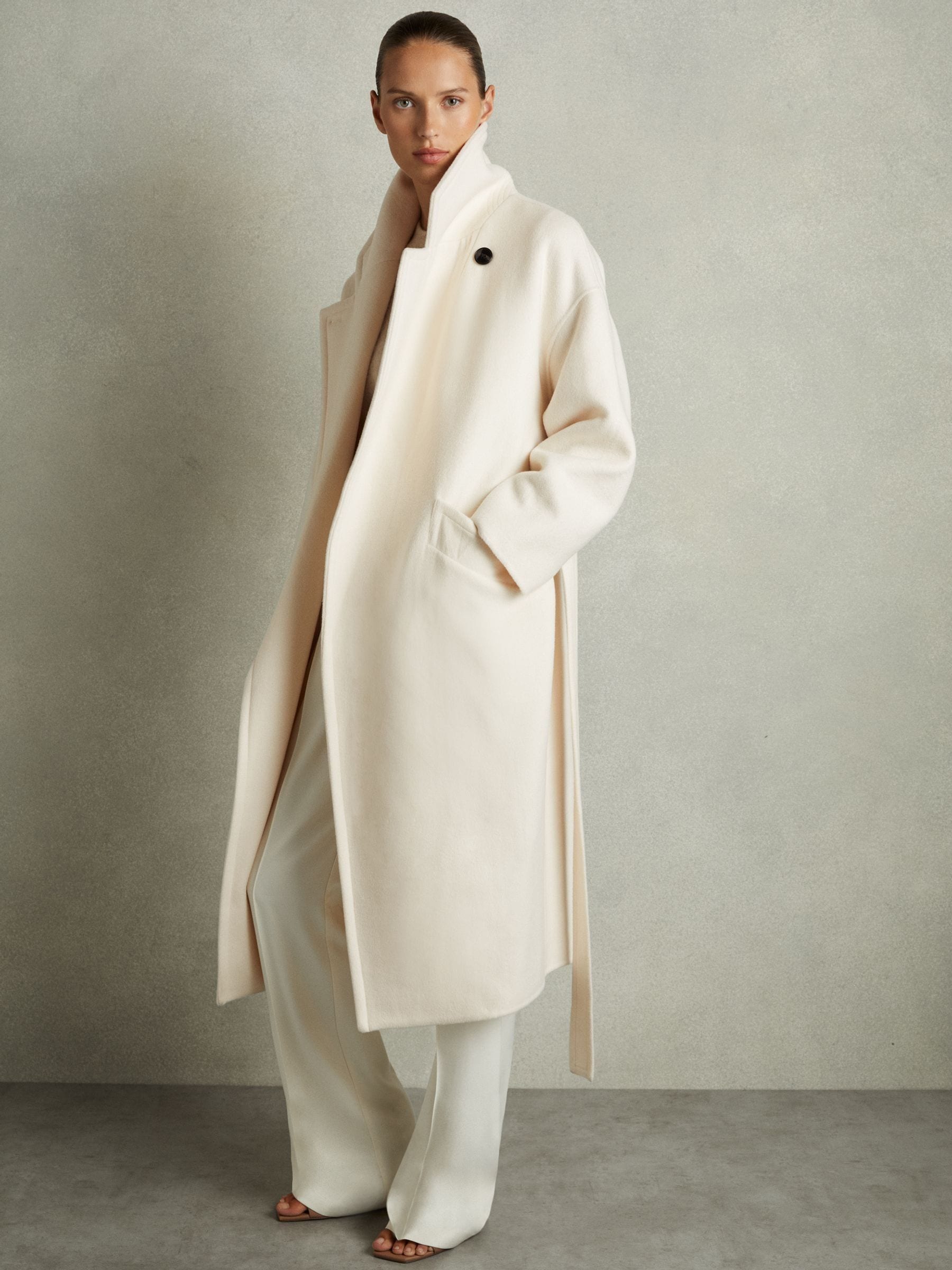 Reiss cream coat new arrivals