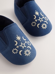 Navy Baby Slip On Occasion Shoes (0-2mths) - Image 3 of 5