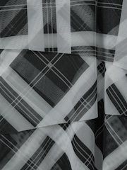 Reiss Black/Ecru Sophia 9-13 yrs Checked Tiered Midi Dress - Image 2 of 2