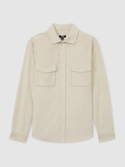 Reiss Stone Tucci Cotton-Blend Corduroy Overshirt - Image 2 of 5