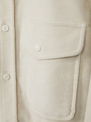 Reiss Stone Tucci Cotton-Blend Corduroy Overshirt - Image 5 of 5