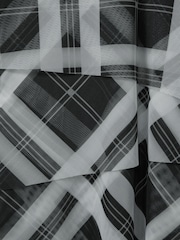 Reiss Black/Ecru Sophia 13-14 yrs Checked Tiered Midi Dress - Image 4 of 4