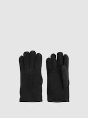 Negro - Reiss Agon Shearling Gloves - Imagen 1 de 3