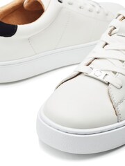 Moda In Pelle Brandie Lace Up Slim Sole Trainers - Image 4 of 4
