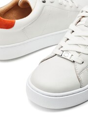Moda In Pelle Brandie Lace Up Slim Sole Trainers - Image 4 of 4