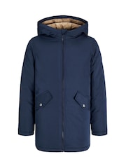 JACK & JONES JUNIOR Longline Hooded Parka Jacket - صورة 5 من 7