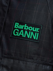 Barbour® x GANNI Green Jacket - Image 10 of 11