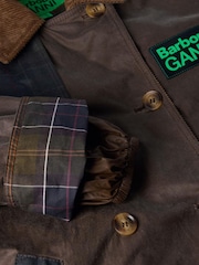 Barbour® x GANNI Brown Jacket - Image 10 of 11