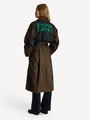Barbour® x GANNI Brown Jacket - Image 2 of 11