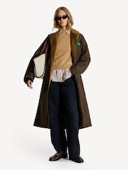 Barbour® x GANNI Brown Jacket - Image 4 of 11