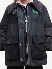 Barbour® x GANNI Black Jacket - Image 5 of 9