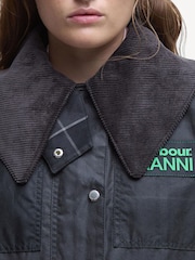 Barbour® x GANNI Black Jacket - Image 6 of 9