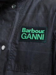 Barbour® x GANNI Black Jacket - Image 8 of 9