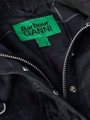 Barbour® x GANNI Green Jacket - Image 8 of 9