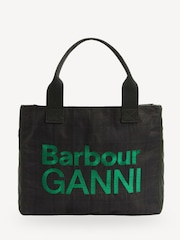 Barbour® x GANNI Green Bag - Image 1 of 7