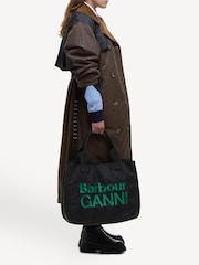 Barbour® x GANNI Green Bag - Image 2 of 7