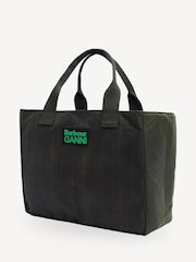 Barbour® x GANNI Green Bag - Image 4 of 7