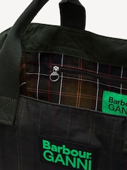 Barbour® x GANNI Green Bag - Image 5 of 7