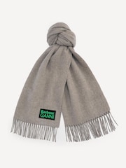 Barbour® x GANNI Beige Scarf - Image 1 of 5