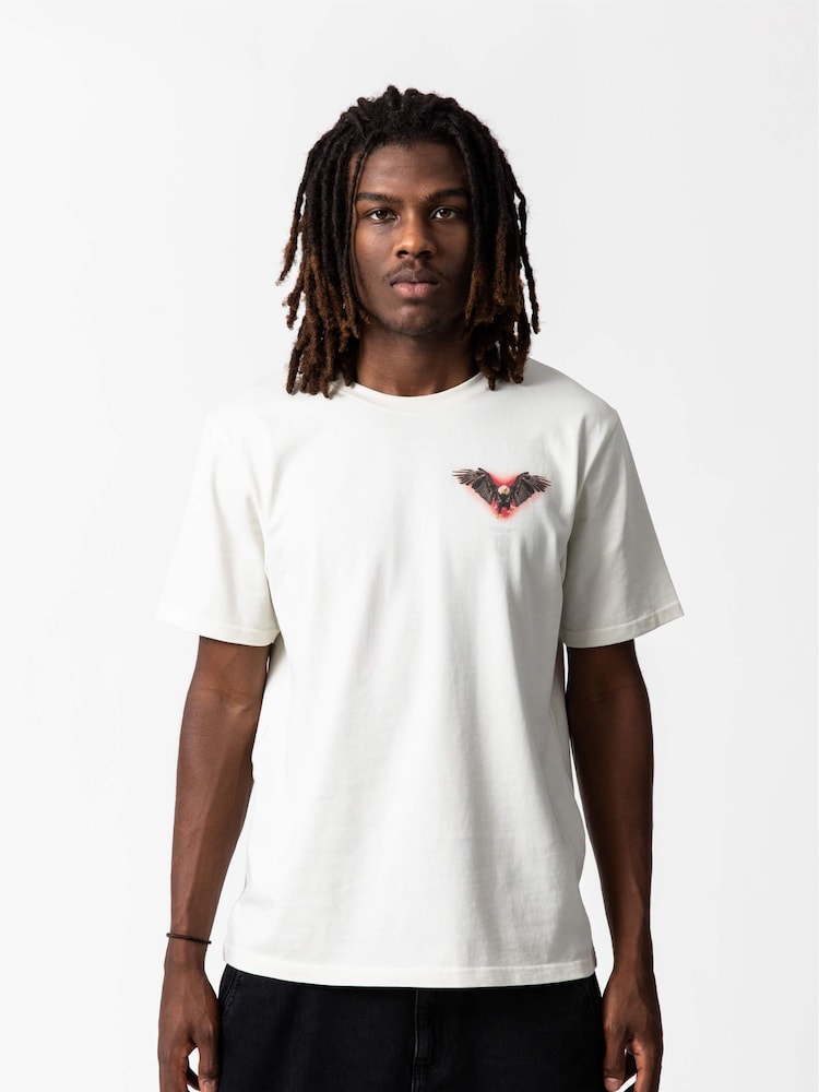 Legacies White Benfica Águia Vintage 100% Cotton T-Shirt - Image 1 of 7