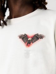Legacies White Benfica Águia Vintage 100% Cotton T-Shirt - Image 5 of 7