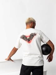 Legacies White Benfica Águia Vintage 100% Cotton T-Shirt - Image 6 of 7