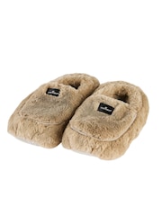 Warmies Neutral Heatable Luxury Slippers - Image 3 of 4