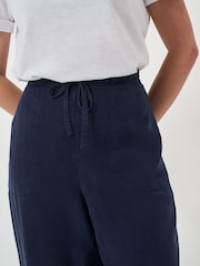 Crew Clothing Blue Adler Twill Joggers - Image 4 of 5