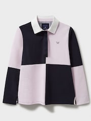 Розовый - Регби Crew Clothing Quarted 100% хлопок - Image 5 of 5