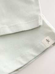 Green Flower Embroidery Long Sleeve Collar Top (3mths-7yrs) - Image 8 of 8