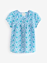 Aspiga Blue Lisbon Cotton Shirt - Image 4 of 4