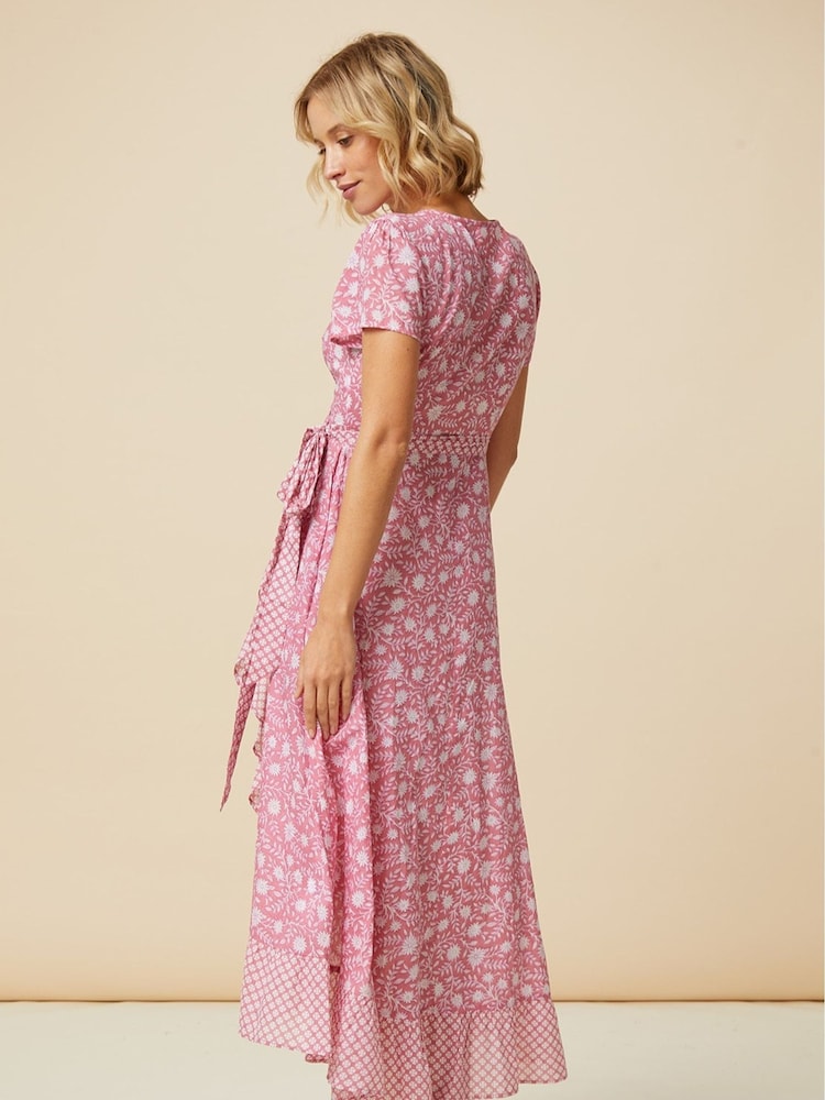 Aspiga Pink Demi Wrap Dress - Image 2 of 6
