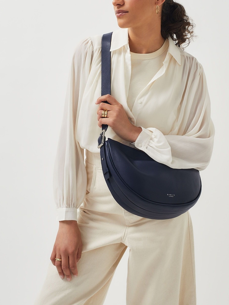 Radley London Blue Pennington Street Medium Ziptop Shoulder Bag - Image 1 of 5