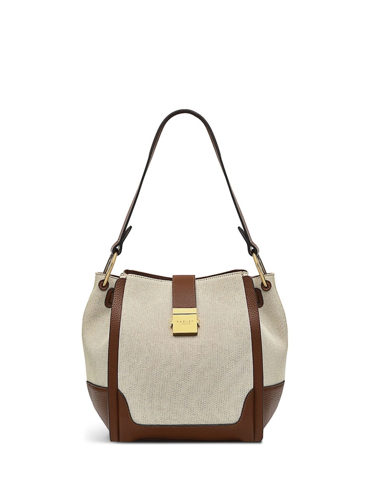 Radley London Natural Sloane Street Canvas Medium Open Top Shoulder Bag - Image 2 of 5