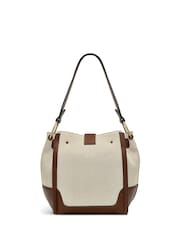 Radley London Natural Sloane Street Canvas Medium Open Top Shoulder Bag - Image 3 of 5