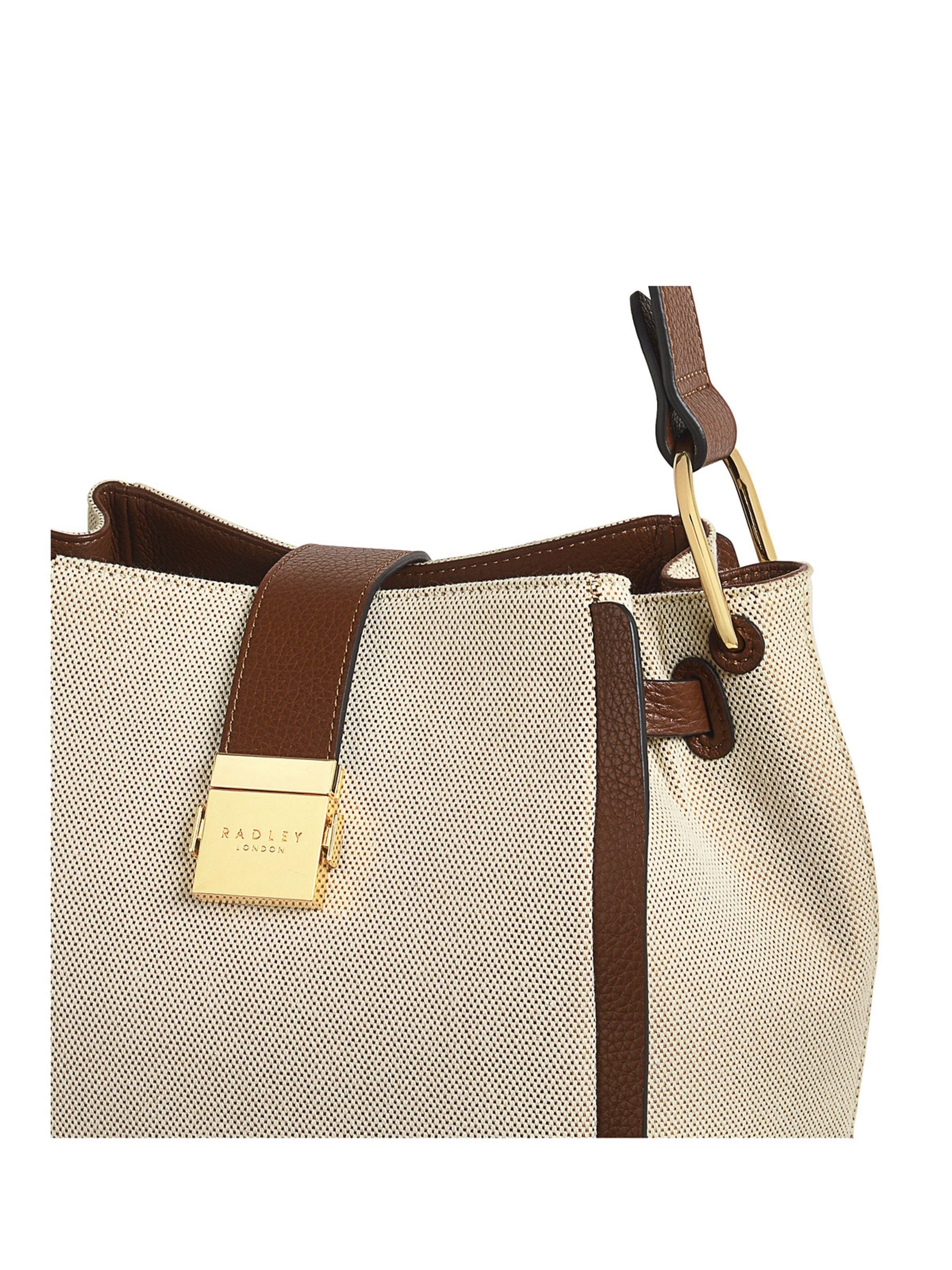 Buy Radley London Natural Sloane Street Canvas Medium Open Top Shoulder Bag from Next Luxembourg