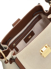 Radley London Natural Sloane Street Canvas Medium Open Top Shoulder Bag - Image 5 of 5
