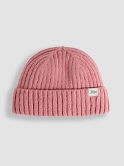 Hellpink - JoJo Maman Bébé Rib Hat - Bild 1 von 3