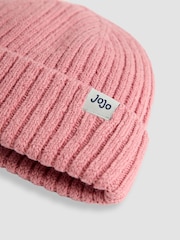 Hellpink - JoJo Maman Bébé Rib Hat - Bild 3 von 3
