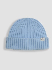 Hellblau - JoJo Maman Bébé Rib Hat - Bild 1 von 3