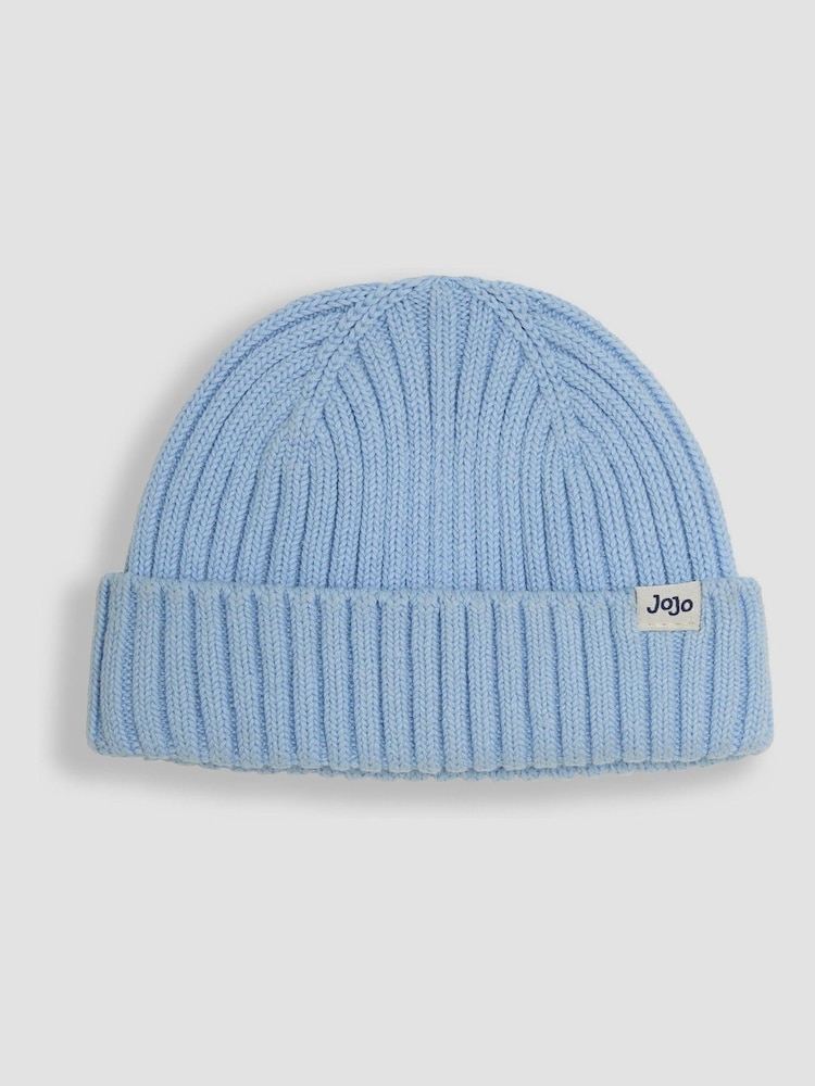 Hellblau - JoJo Maman Bébé Rib Hat - Bild 1 von 3