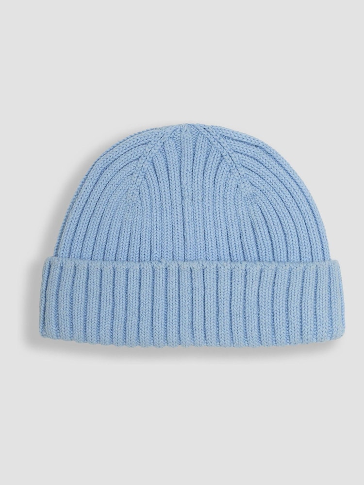 Hellblau - JoJo Maman Bébé Rib Hat - Bild 2 von 3