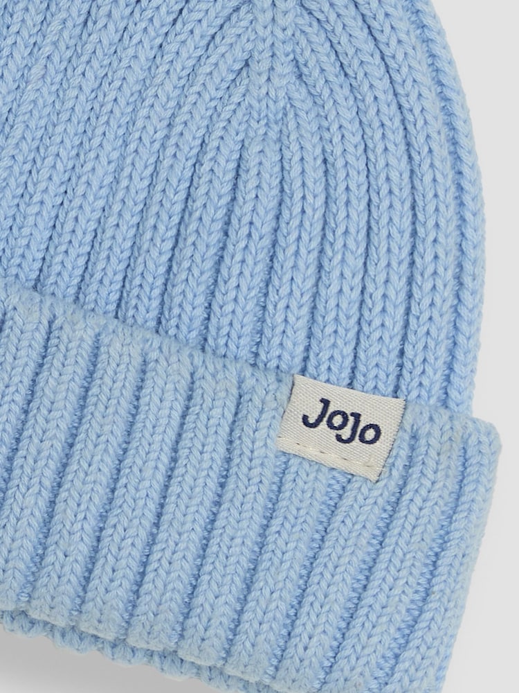 Hellblau - JoJo Maman Bébé Rib Hat - Bild 3 von 3