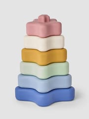 JoJo Maman Bébé Silicone Star Stacking Tower - Image 1 of 4